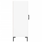 vidaXL Servantă, alb, 34,5x34x90 cm, lemn compozit vidaXL Servantă, alb, 34,5x34x90 cm, lemn compozit