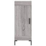 vidaXL Servantă, gri sonoma, 34,5x34x90 cm, lemn compozit vidaXL Servantă, gri sonoma, 34,5x34x90 cm, lemn compozit