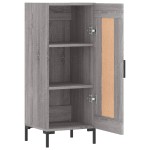 vidaXL Servantă, gri sonoma, 34,5x34x90 cm, lemn compozit vidaXL Servantă, gri sonoma, 34,5x34x90 cm, lemn compozit