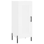vidaXL Servantă, alb, 34,5x34x90 cm, lemn compozit vidaXL Servantă, alb, 34,5x34x90 cm, lemn compozit