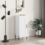 vidaXL Servantă, alb, 34,5x34x90 cm, lemn compozit vidaXL Servantă, alb, 34,5x34x90 cm, lemn compozit