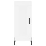 vidaXL Servantă, alb, 34,5x34x90 cm, lemn compozit vidaXL Servantă, alb, 34,5x34x90 cm, lemn compozit