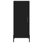 vidaXL Servantă, negru, 34,5x34x90 cm, lemn compozit vidaXL Servantă, negru, 34,5x34x90 cm, lemn compozit
