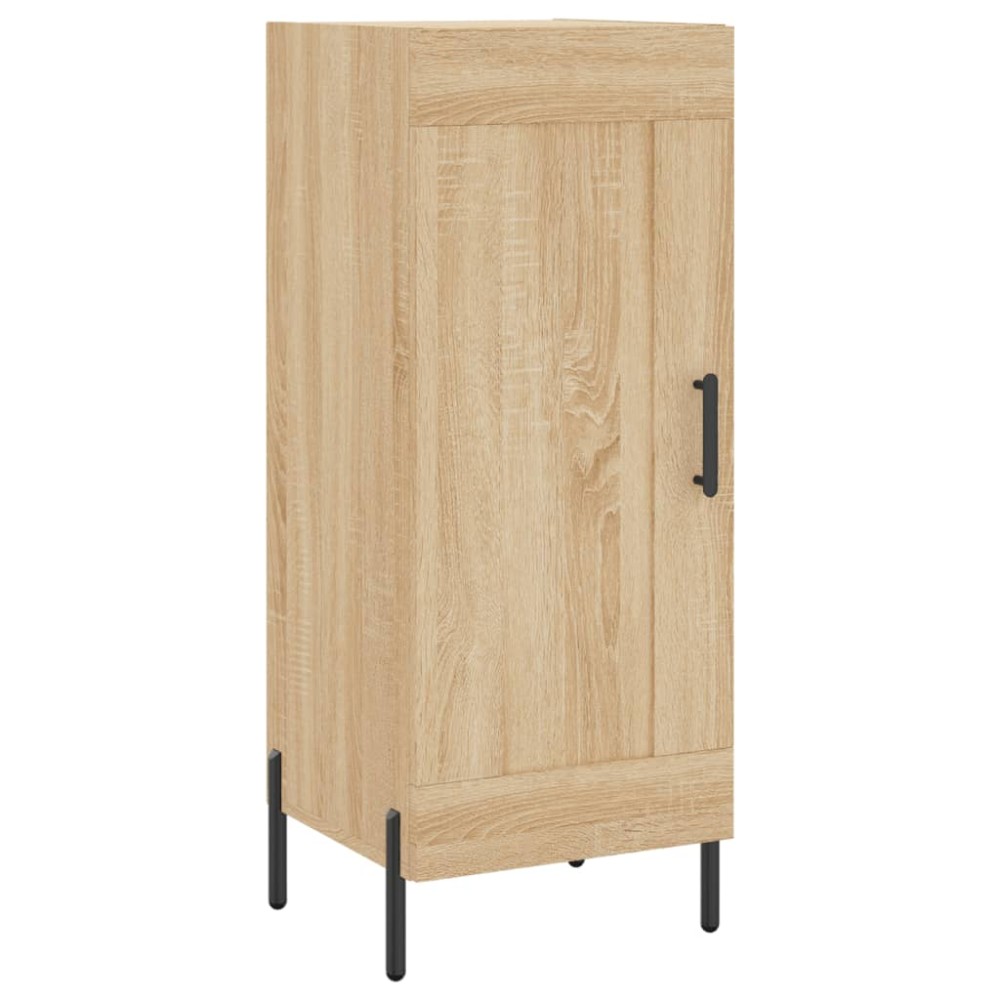 vidaXL Servantă, stejar sonoma, 34,5x34x90 cm, lemn compozit