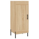 vidaXL Servantă, stejar sonoma, 34,5x34x90 cm, lemn compozit vidaXL Servantă, stejar sonoma, 34,5x34x90 cm, lemn compozit