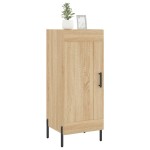 vidaXL Servantă, stejar sonoma, 34,5x34x90 cm, lemn compozit vidaXL Servantă, stejar sonoma, 34,5x34x90 cm, lemn compozit