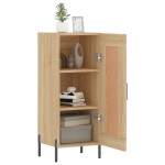vidaXL Servantă, stejar sonoma, 34,5x34x90 cm, lemn compozit vidaXL Servantă, stejar sonoma, 34,5x34x90 cm, lemn compozit