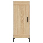 vidaXL Servantă, stejar sonoma, 34,5x34x90 cm, lemn compozit vidaXL Servantă, stejar sonoma, 34,5x34x90 cm, lemn compozit