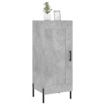 vidaXL Servantă, gri beton, 34,5x34x90 cm, lemn compozit vidaXL Servantă, gri beton, 34,5x34x90 cm, lemn compozit