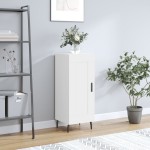 vidaXL Servantă, alb, 34,5x34x90 cm, lemn compozit vidaXL Servantă, alb, 34,5x34x90 cm, lemn compozit