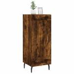 vidaXL Servantă, stejar fumuriu, 34,5x34x90 cm, lemn compozit vidaXL Servantă, stejar fumuriu, 34,5x34x90 cm, lemn compozit