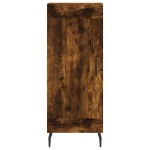vidaXL Servantă, stejar fumuriu, 34,5x34x90 cm, lemn compozit vidaXL Servantă, stejar fumuriu, 34,5x34x90 cm, lemn compozit