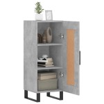 vidaXL Servantă, gri beton, 34,5x34x90 cm, lemn compozit vidaXL Servantă, gri beton, 34,5x34x90 cm, lemn compozit