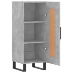 vidaXL Servantă, gri beton, 34,5x34x90 cm, lemn compozit vidaXL Servantă, gri beton, 34,5x34x90 cm, lemn compozit