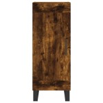 vidaXL Servantă, stejar fumuriu, 34,5x34x90 cm, lemn compozit vidaXL Servantă, stejar fumuriu, 34,5x34x90 cm, lemn compozit
