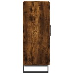 vidaXL Servantă, stejar fumuriu, 34,5x34x90 cm, lemn compozit vidaXL Servantă, stejar fumuriu, 34,5x34x90 cm, lemn compozit