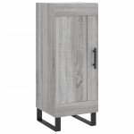 vidaXL Servantă, gri sonoma, 34,5x34x90 cm, lemn compozit vidaXL Servantă, gri sonoma, 34,5x34x90 cm, lemn compozit