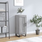 vidaXL Servantă, gri sonoma, 34,5x34x90 cm, lemn compozit vidaXL Servantă, gri sonoma, 34,5x34x90 cm, lemn compozit