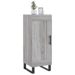 vidaXL Servantă, gri sonoma, 34,5x34x90 cm, lemn compozit vidaXL Servantă, gri sonoma, 34,5x34x90 cm, lemn compozit