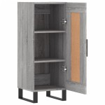 vidaXL Servantă, gri sonoma, 34,5x34x90 cm, lemn compozit vidaXL Servantă, gri sonoma, 34,5x34x90 cm, lemn compozit