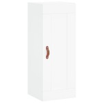 vidaXL Dulap de perete, alb, 34,5x34x90 cm, lemn prelucrat