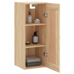 vidaXL Dulap de perete, stejar sonoma, 34,5x34x90 cm, lemn prelucrat vidaXL Dulap de perete, stejar sonoma, 34,5x34x90 cm, lemn prelucrat