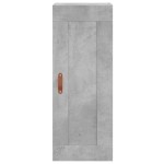 vidaXL Dulap de perete, gri beton, 34,5x34x90 cm, lemn prelucrat vidaXL Dulap de perete, gri beton, 34,5x34x90 cm, lemn prelucrat