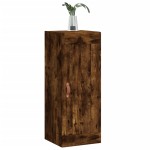 vidaXL Dulap de perete, stejar fumuriu, 34,5x34x90 cm, lemn prelucrat vidaXL Dulap de perete, stejar fumuriu, 34,5x34x90 cm, lemn prelucrat