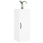 vidaXL Dulap de perete, alb, 34,5x34x90 cm, lemn prelucrat