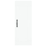 vidaXL Dulap de perete, alb, 34,5x34x90 cm, lemn prelucrat