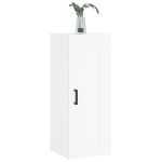 vidaXL Dulap de perete, alb, 34,5x34x90 cm, lemn prelucrat vidaXL Dulap de perete, alb, 34,5x34x90 cm, lemn prelucrat