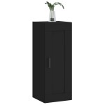 vidaXL Dulap de perete, negru, 34,5x34x90 cm, lemn prelucrat