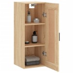 vidaXL Dulap de perete, stejar sonoma, 34,5x34x90 cm, lemn prelucrat vidaXL Dulap de perete, stejar sonoma, 34,5x34x90 cm, lemn prelucrat