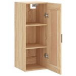 vidaXL Dulap de perete, stejar sonoma, 34,5x34x90 cm, lemn prelucrat vidaXL Dulap de perete, stejar sonoma, 34,5x34x90 cm, lemn prelucrat