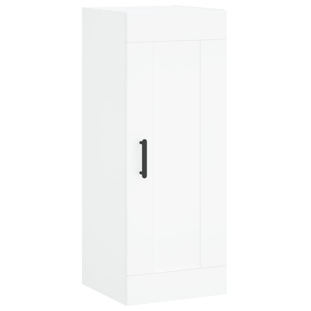 vidaXL Dulap de perete, alb, 34,5x34x90 cm, lemn prelucrat