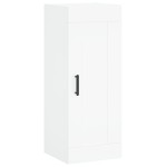 vidaXL Dulap de perete, alb, 34,5x34x90 cm, lemn prelucrat