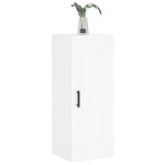 vidaXL Dulap de perete, alb, 34,5x34x90 cm, lemn prelucrat