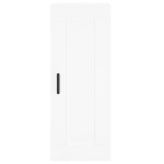 vidaXL Dulap de perete, alb, 34,5x34x90 cm, lemn prelucrat