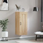 vidaXL Dulap de perete, stejar sonoma, 34,5x34x90 cm, lemn prelucrat vidaXL Dulap de perete, stejar sonoma, 34,5x34x90 cm, lemn prelucrat