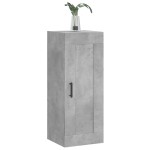vidaXL Dulap de perete, gri beton, 34,5x34x90 cm, lemn prelucrat vidaXL Dulap de perete, gri beton, 34,5x34x90 cm, lemn prelucrat