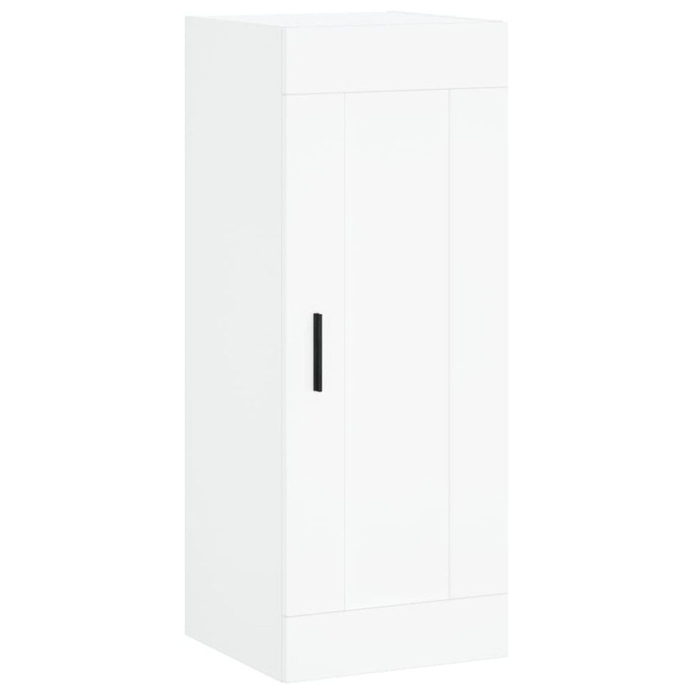 vidaXL Dulap de perete, alb, 34,5x34x90 cm, lemn prelucrat