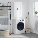 vidaXL Dulap de perete, alb, 34,5x34x90 cm, lemn prelucrat vidaXL Dulap de perete, alb, 34,5x34x90 cm, lemn prelucrat