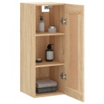 vidaXL Dulap de perete, stejar sonoma, 34,5x34x90 cm, lemn prelucrat