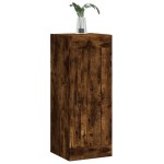 vidaXL Dulap de perete, stejar fumuriu, 34,5x34x90 cm, lemn prelucrat
