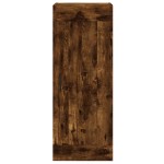 vidaXL Dulap de perete, stejar fumuriu, 34,5x34x90 cm, lemn prelucrat