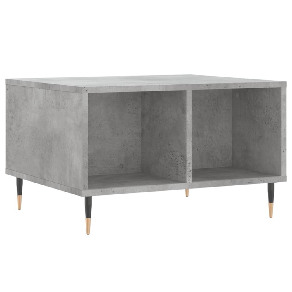 vidaXL Măsuță de cafea, gri beton, 60x50x36,5 cm, lemn compozit