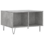 vidaXL Măsuță de cafea, gri beton, 60x50x36,5 cm, lemn compozit vidaXL Măsuță de cafea, gri beton, 60x50x36,5 cm, lemn compozit