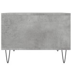vidaXL Măsuță de cafea, gri beton, 60x50x36,5 cm, lemn compozit vidaXL Măsuță de cafea, gri beton, 60x50x36,5 cm, lemn compozit