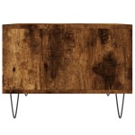 vidaXL Măsuță de cafea, stejar fumuriu, 60x50x36,5 cm, lemn compozit vidaXL Măsuță de cafea, stejar fumuriu, 60x50x36,5 cm, lemn compozit