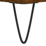 vidaXL Măsuță de cafea, stejar fumuriu, 60x50x36,5 cm, lemn compozit vidaXL Măsuță de cafea, stejar fumuriu, 60x50x36,5 cm, lemn compozit
